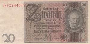 20 Mark 1929 ro.174b M/J
